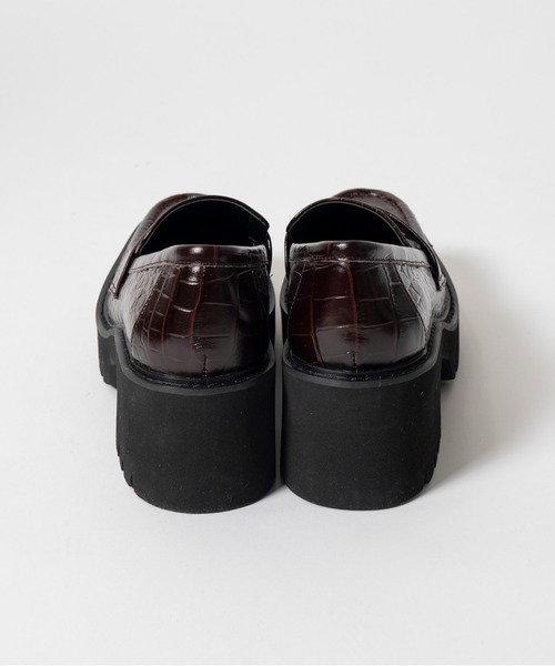 PRANK PROJECT(プランクプロジェクト)の「【2026Autumn Pre-Order】ボリュームソールギャザーローファー / Volume Sole Gathered Loafers(ローファー・レディース・ブラック/ボルドー・38/37/36)」の10枚目の写真