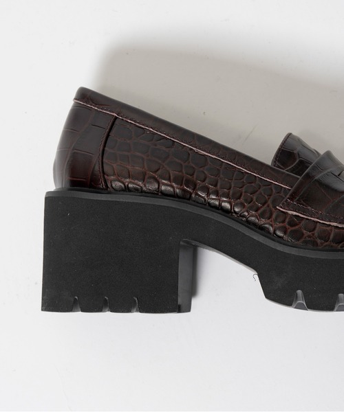 PRANK PROJECT(プランクプロジェクト)の「【2026Autumn Pre-Order】ボリュームソールギャザーローファー / Volume Sole Gathered Loafers(ローファー・レディース・ブラック/ボルドー・38/37/36)」の11枚目の写真