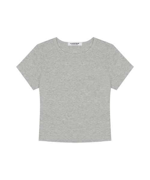 LUVISTRUE(ラヴイズトゥルー)の「BASIC ILOVEU FIT TEE(GRAY)(Tシャツ/カットソー・レディース・その他・FREE)」の2枚目の写真