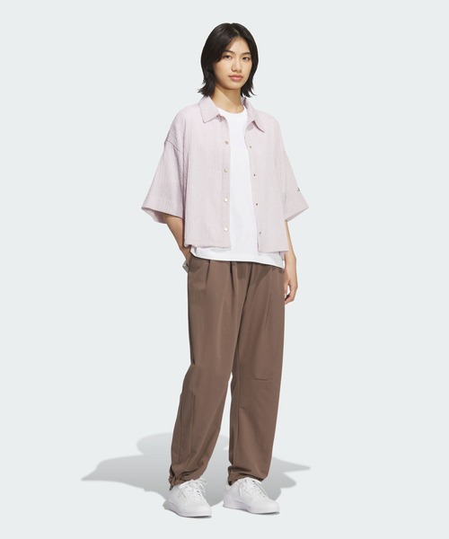 adidas(アディダス)の「ソフトリュクス ダブルウィーブ オーバーサイズフィット パラシュートパンツ / アディダス adidas(その他パンツ・レディース・ブラウン・LARGE/MEDIUM/SMALL/X-SMALL/X-LARGE)」の3枚目の写真