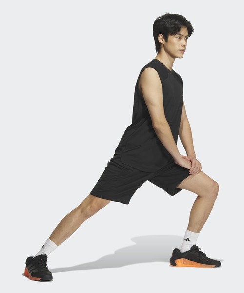adidas(アディダス)の「テック エッセンシャルズ クール タッチ レギュラーフィット ステルス スリーバー ノースリーブ Tシャツ / アディダス adidas(タンクトップ・メンズ・ブラック・XX-LARGE/3XL/LARGE/MEDIUM/SMALL/X-LARGE/X-SMALL)」の5枚目の写真