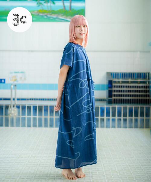 URBAN RESEARCH(アーバンリサーチ)の「SENTO-GRASHI 「ゆ」 dress(ワンピース・レディース・ブルー系その他/ブラウン系その他・FREE)」の2枚目の写真