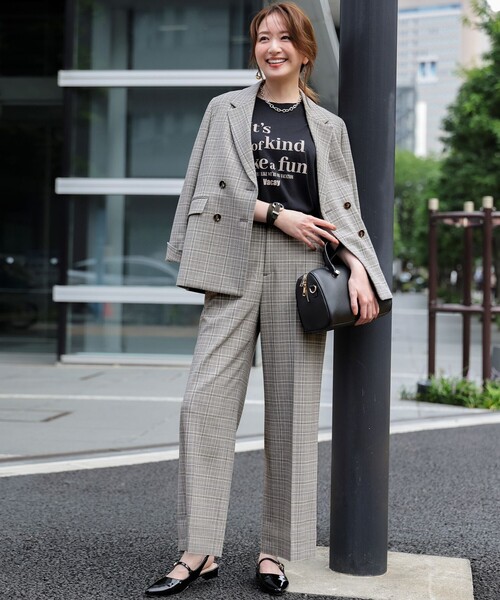 ANY SIS（エニィスィス）の「ビューティサーモ2WAYストレッチ ワイドパンツ（その他パンツ・レディース・アイボリー系/ブラック系3/ネイビー系/ブラック系/ブラウン系/スカイブルー系9/ライトグレー系3/グレー系・X-SMALL）」の3枚目の写真