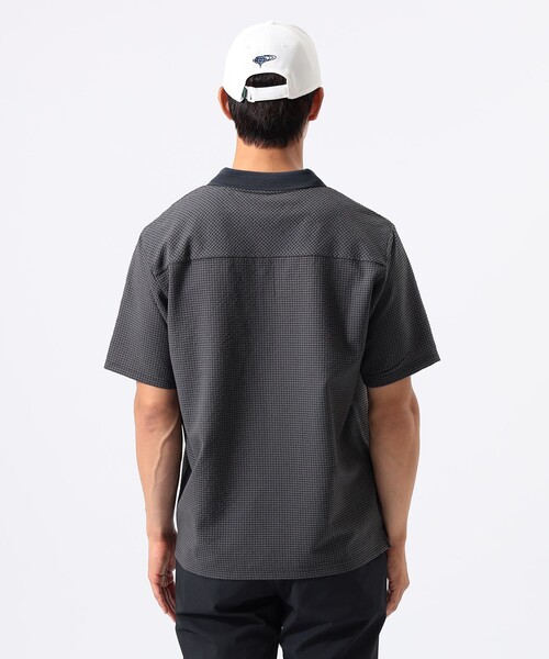 BEAMS GOLF(ビームスゴルフ)の「ORANGE LABEL / ドットエア(R)メッシュポロシャツ2(吸水速乾)(ポロシャツ・メンズ・チャコールグレー/オリーブ・M/L/XL)」の7枚目の写真