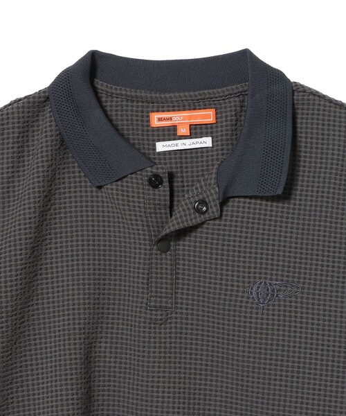 BEAMS GOLF(ビームスゴルフ)の「ORANGE LABEL / ドットエア(R)メッシュポロシャツ2(吸水速乾)(ポロシャツ・メンズ・チャコールグレー/オリーブ・M/L/XL)」の20枚目の写真