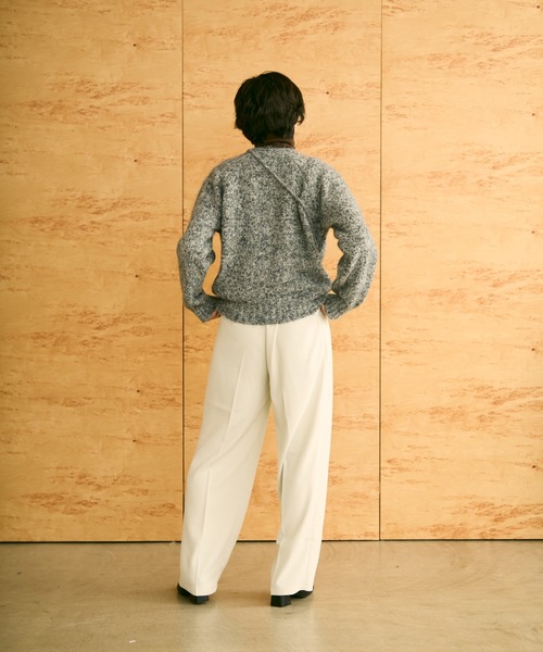uchi.(ウチ)の「ミニバッグ付きメランジニットプルオーバー(ニット/セーター・レディース・ブラウン/ブルー/グレー・FREE)」の15枚目の写真