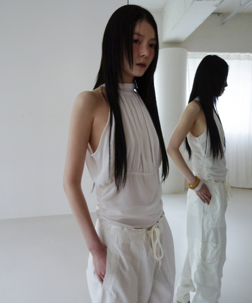 PROJECT WAVE(プロジェクトウェーブ)の「SHEER VOLUME BLOUSE (2COLOR)(シャツ/ブラウス・レディース・ブラック/ホワイト・FREE)」の3枚目の写真