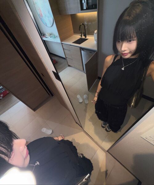 PROJECT WAVE(プロジェクトウェーブ)の「SHEER VOLUME BLOUSE (2COLOR)(シャツ/ブラウス・レディース・ブラック/ホワイト・FREE)」の5枚目の写真