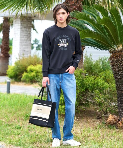 DRESSTERIOR(ドレステリア)の「ミサイルキャット 裏起毛スウェットクルーネックTシャツ(Tシャツ/カットソー・メンズ・ホワイト/ブラック・94/90/91/92)」の4枚目の写真
