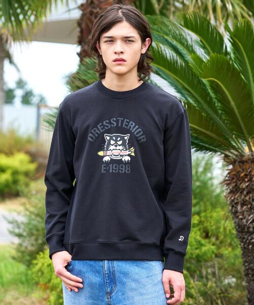 DRESSTERIOR(ドレステリア)の「ミサイルキャット 裏起毛スウェットクルーネックTシャツ(Tシャツ/カットソー・メンズ・ホワイト/ブラック・94/90/91/92)」の11枚目の写真