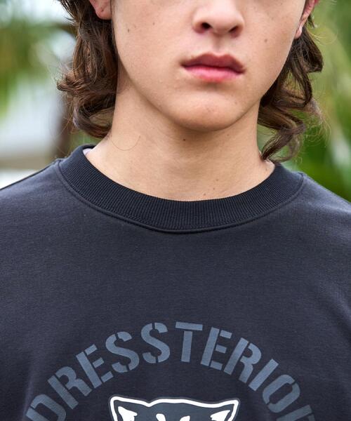 DRESSTERIOR(ドレステリア)の「ミサイルキャット 裏起毛スウェットクルーネックTシャツ(Tシャツ/カットソー・メンズ・ホワイト/ブラック・94/90/91/92)」の14枚目の写真