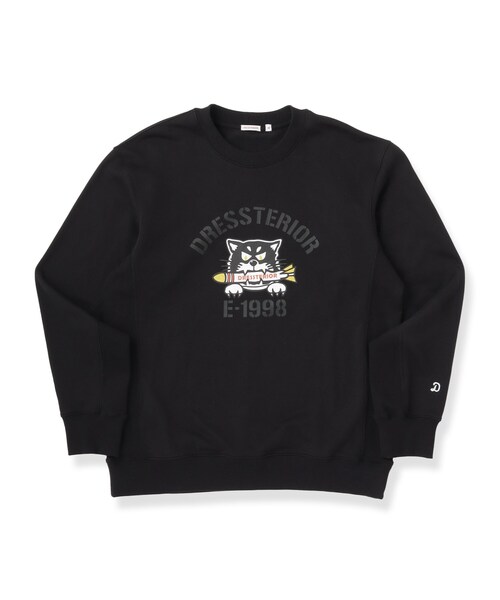 DRESSTERIOR(ドレステリア)の「ミサイルキャット 裏起毛スウェットクルーネックTシャツ(Tシャツ/カットソー・メンズ・ホワイト/ブラック・94/90/91/92)」の19枚目の写真