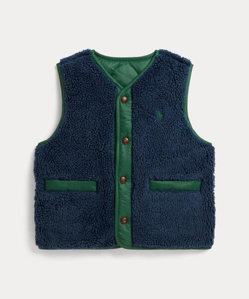 POLO RALPH LAUREN CHILDRENSWEAR(ポロ ラルフ ローレン チルドレンズウェア)の「リバーシブル ダウン ベスト(ダウンベスト・キッズ・マルチ・3/4/6/7)」の5枚目の写真
