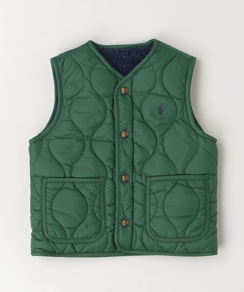 POLO RALPH LAUREN CHILDRENSWEAR(ポロ ラルフ ローレン チルドレンズウェア)の「リバーシブル ダウン ベスト(ダウンベスト・キッズ・マルチ・3/4/6/7)」の4枚目の写真