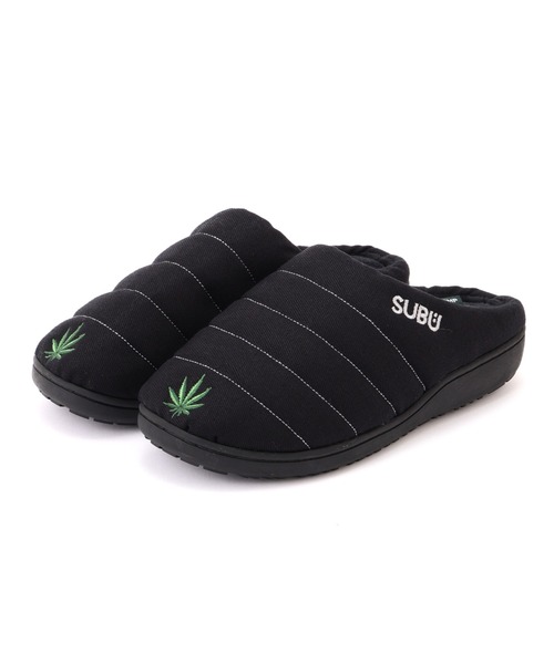 SUBU(スブ)の「SUBU x MANASTASH/スブ×マナスタッシュ HEMP EMB SANDAL(サンダル・メンズ・ブラック/ダークブラウン/ナチュラル・3/2/1/0)」の1枚目の写真