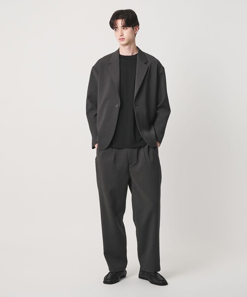 BEAUTY&YOUTH UNITED ARROWS(ビューティーアンドユースユナイテッドアローズ)の「DUAL PACK 3.0 1B リラックス ジャケット ヨコストレッチ UVカット ウォッシャブル セットアップ対応(テーラードジャケット・メンズ・ダークグレー/ブラック・XL/M/S/L)」の5枚目の写真