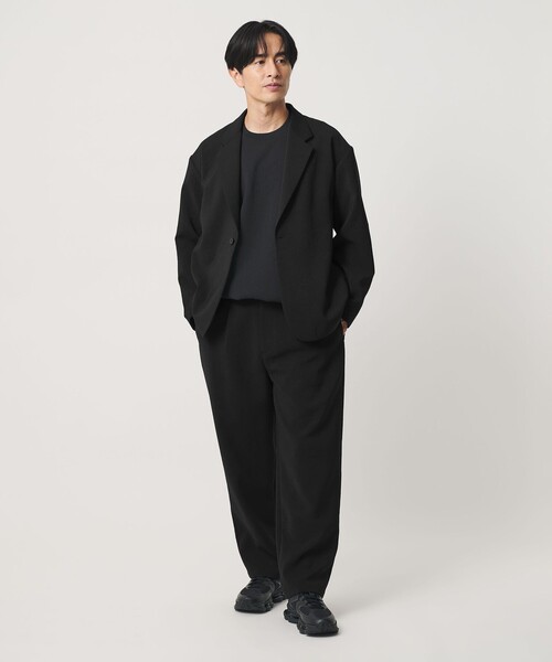 BEAUTY&YOUTH UNITED ARROWS(ビューティーアンドユースユナイテッドアローズ)の「DUAL PACK 3.0 1B リラックス ジャケット ヨコストレッチ UVカット ウォッシャブル セットアップ対応(テーラードジャケット・メンズ・ダークグレー/ブラック・XL/M/S/L)」の7枚目の写真
