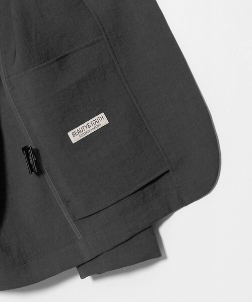 BEAUTY&YOUTH UNITED ARROWS(ビューティーアンドユースユナイテッドアローズ)の「DUAL PACK 3.0 1B リラックス ジャケット ヨコストレッチ UVカット ウォッシャブル セットアップ対応(テーラードジャケット・メンズ・ダークグレー/ブラック・XL/M/S/L)」の15枚目の写真
