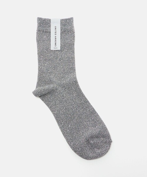 UNITED ARROWS(ユナイテッドアローズ)の「グリッター ソックス(ソックス/靴下・レディース・ブラック/シルバー/ゴールド・FREE)」の3枚目の写真