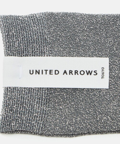 UNITED ARROWS(ユナイテッドアローズ)の「グリッター ソックス(ソックス/靴下・レディース・ブラック/シルバー/ゴールド・FREE)」の7枚目の写真