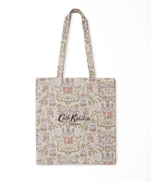 Cath Kidston(キャスキッドソン)の「トートバッグ Garden Rose(トートバッグ・レディース・アイボリー系/アイボリー/ネイビー/レッド・FREE)」の6枚目の写真