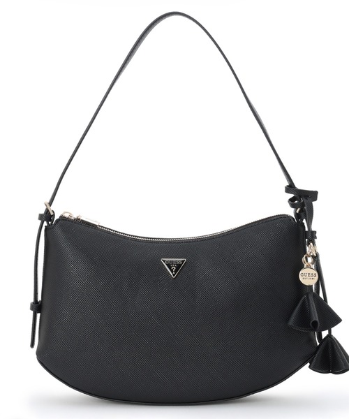 Guess(ゲス)の「DANIELLE Medium Shoulder Bag ハンドバッグ ショルダーバッグ(ハンドバッグ・レディース・ブラック/オレンジ・ONE SIZE)」の1枚目の写真