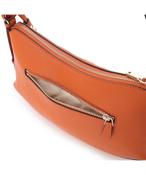 Guess(ゲス)の「DANIELLE Medium Shoulder Bag ハンドバッグ ショルダーバッグ(ハンドバッグ・レディース・ブラック/オレンジ・ONE SIZE)」の8枚目の写真