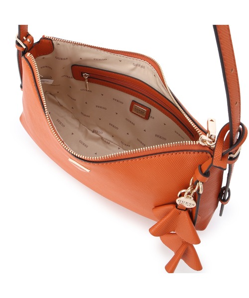 Guess(ゲス)の「DANIELLE Medium Shoulder Bag ハンドバッグ ショルダーバッグ(ハンドバッグ・レディース・ブラック/オレンジ・ONE SIZE)」の9枚目の写真