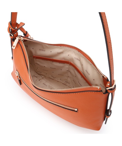Guess(ゲス)の「DANIELLE Medium Shoulder Bag ハンドバッグ ショルダーバッグ(ハンドバッグ・レディース・ブラック/オレンジ・ONE SIZE)」の10枚目の写真