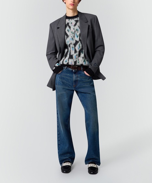 MSGM(エムエスジーエム)の「ブロッサムカード ジャカードセーター(ニット/セーター・メンズ・ブラック系・S/M)」の4枚目の写真