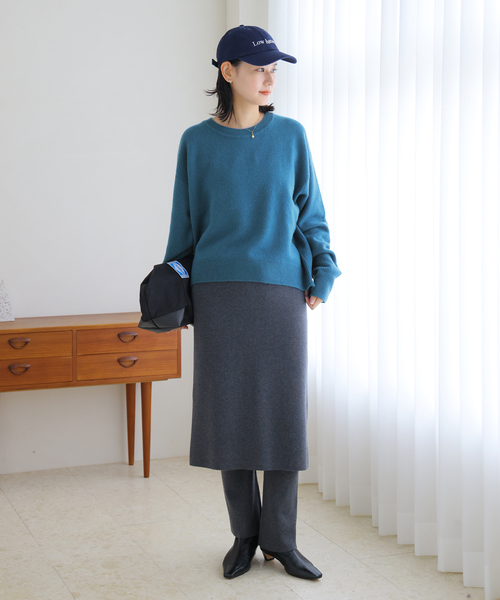 JOURNAL STANDARD(ジャーナルスタンダード)の「MUSIC クルーネックプルオーバー(ニット/セーター・レディース・チャコールグレー/ライトブルー/ブラック/タン・FREE)」の8枚目の写真