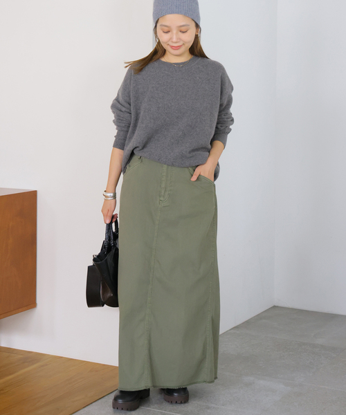 JOURNAL STANDARD(ジャーナルスタンダード)の「MUSIC クルーネックプルオーバー(ニット/セーター・レディース・チャコールグレー/ライトブルー/ブラック/タン・FREE)」の16枚目の写真