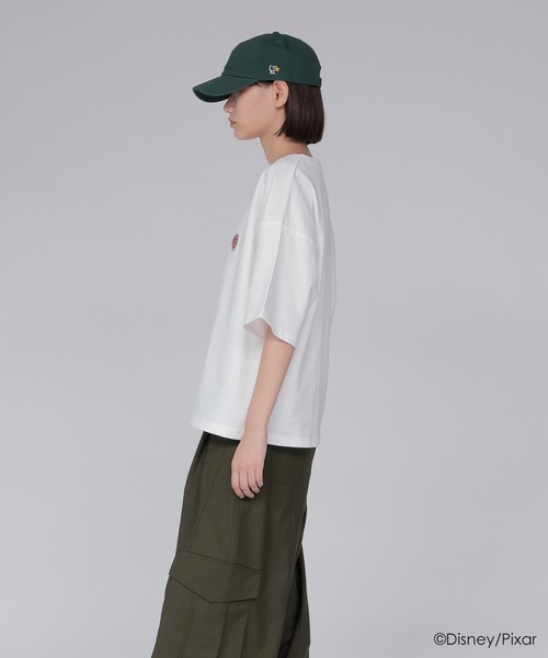 DRESSLAVE(ドレスレイブ)の「≪DRESSLAVE限定アイテム≫リトル・グリーン・メン/エイリアン/Tシャツ(Tシャツ/カットソー・レディース・ホワイト/ネイビー・38)」の5枚目の写真