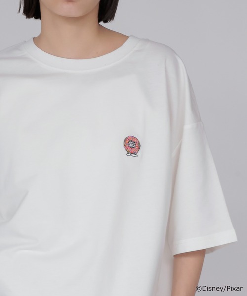 DRESSLAVE(ドレスレイブ)の「≪DRESSLAVE限定アイテム≫リトル・グリーン・メン/エイリアン/Tシャツ(Tシャツ/カットソー・レディース・ホワイト/ネイビー・38)」の7枚目の写真