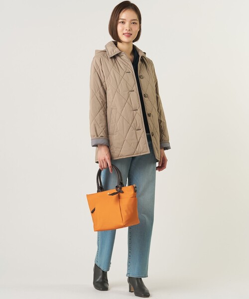 J.PRESS Ladies(J.プレス レディス)の「【一枚で着映え】WORSTED WOOL BLEND ボウタイデザイン ニット(ニット/セーター・レディース・ライトグレー系/ベージュ系/ワイン系・SMALL)」の12枚目の写真