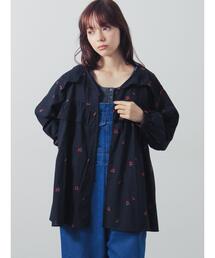花刺繍チュニック