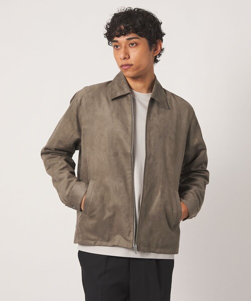 A DAY IN THE LIFE UNITED ARROWS（アデイインザライフユナイテッドアローズ）の「スエードライク ブルゾン＜A DAY IN THE LIFE＞（ブルゾン・メンズ・グレー系/ブラック/モカ・L/M）」の3枚目の写真