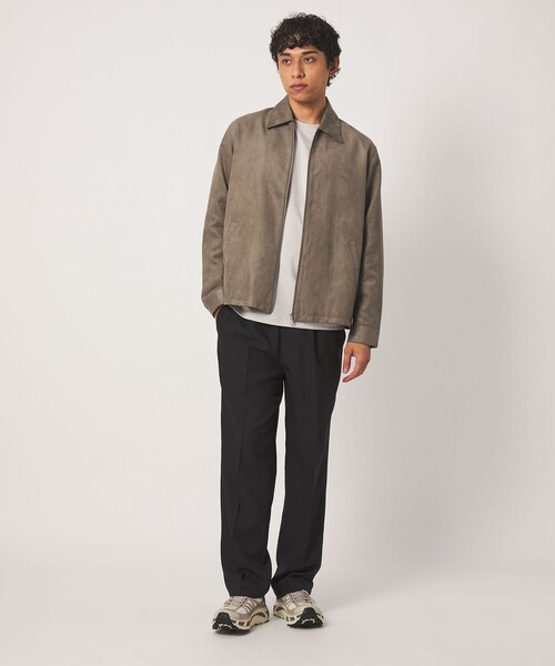 A DAY IN THE LIFE UNITED ARROWS（アデイインザライフユナイテッドアローズ）の「スエードライク ブルゾン＜A DAY IN THE LIFE＞（ブルゾン・メンズ・グレー系/ブラック/モカ・L/M）」の5枚目の写真