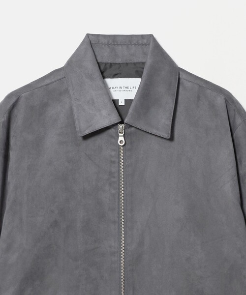 A DAY IN THE LIFE UNITED ARROWS（アデイインザライフユナイテッドアローズ）の「スエードライク ブルゾン＜A DAY IN THE LIFE＞（ブルゾン・メンズ・グレー系/ブラック/モカ・L/M）」の14枚目の写真