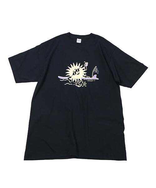 Monkey Flower(モンキーフラワー)の「ユニセックスグラフィックTシャツ NAVY / MS0WTS03U69(Tシャツ/カットソー・メンズ・その他・MEDIUM/LARGE)」の2枚目の写真