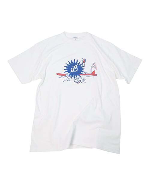 Monkey Flower(モンキーフラワー)の「ユニセックスグラフィックTシャツ NAVY / MS0WTS03U69(Tシャツ/カットソー・メンズ・その他・MEDIUM/LARGE)」の4枚目の写真