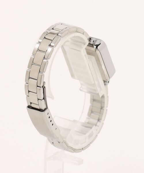 CASIO（カシオ）の「CASIO カシオ 小径 レクタンギュラー アナログ腕時計 3針 メタルバンド /// LTP-Vシリーズ（アナログ腕時計・レディース・シルバー/シルバー×ブルー/ブラック×シルバー/シルバー系その他・FREE）」の5枚目の写真