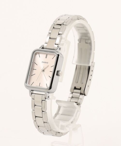 CASIO（カシオ）の「CASIO カシオ 小径 レクタンギュラー アナログ腕時計 3針 メタルバンド /// LTP-Vシリーズ（アナログ腕時計・レディース・シルバー/シルバー×ブルー/ブラック×シルバー/シルバー系その他・FREE）」の9枚目の写真