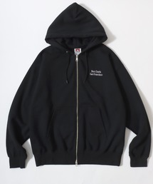 BEN DAVIS/ベンデイビス BD SWEAT ZIP HOODIE/オーバーサイズ 裏起毛 ロゴ ワンポイント刺繍 スウェット ダブルジップアップパーカー フーディー/レディース メンズ