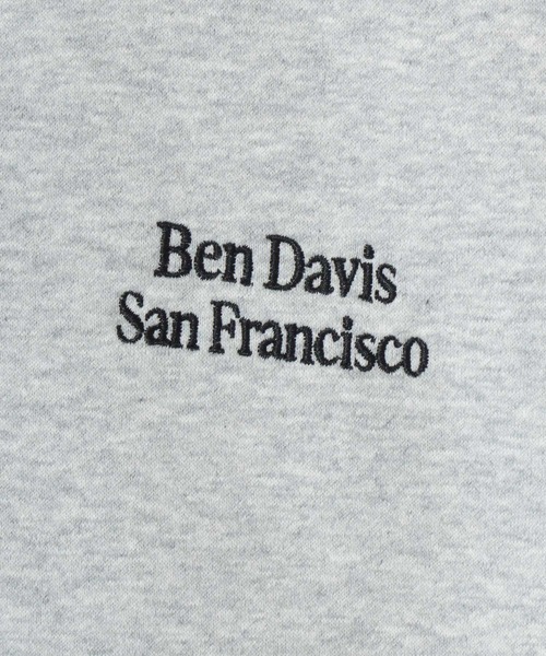 BEN DAVIS(ベンデイビス)の「BEN DAVIS/ベンデイビス BD SWEAT ZIP HOODIE/オーバーサイズ 裏起毛 ロゴ ワンポイント刺繍 スウェット ダブルジップアップパーカー フーディー/レディース メンズ(パーカー・メンズ・ブラック/グレー/ネイビー・L/M/XL)」の12枚目の写真