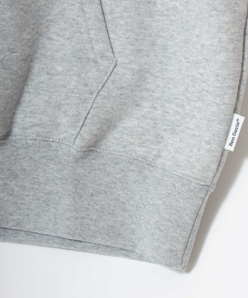 BEN DAVIS(ベンデイビス)の「BEN DAVIS/ベンデイビス BD SWEAT ZIP HOODIE/オーバーサイズ 裏起毛 ロゴ ワンポイント刺繍 スウェット ダブルジップアップパーカー フーディー/レディース メンズ(パーカー・メンズ・ブラック/グレー/ネイビー・L/M/XL)」の15枚目の写真