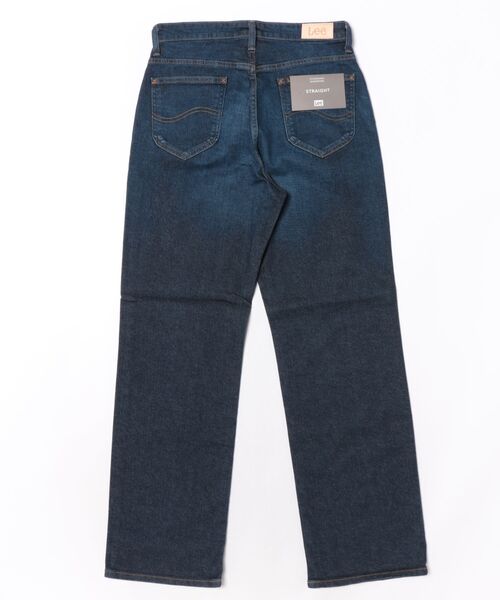 Lee(リー)の「STANDARD WARDROBE LASTIC ストレート【ストレッチデニム】(デニムパンツ・レディース・ダークインディゴブルー/ブルー/インディゴブルー・SMALL/X-SMALL/XX-SMALL/LARGE/MEDIUM)」の4枚目の写真