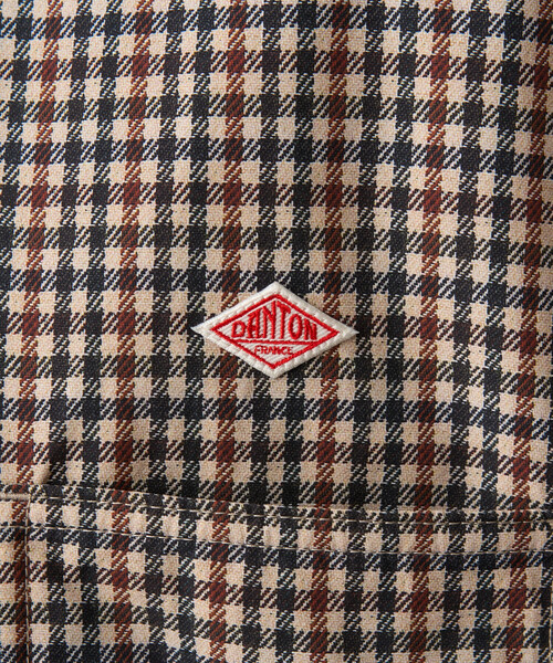 DANTON(ダントン)の「Women's Nylon Tussah Work Jacket Plaid(ブルゾン・レディース・ベージュ系その他・34/36)」の9枚目の写真