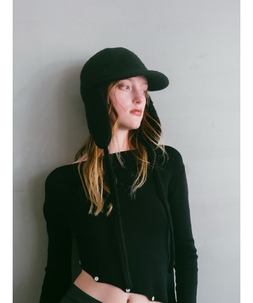 ILANIS（イラニス）の「2way Ananda Shelter Shaggy Cap（キャップ・レディース・ブラック・FREE）」の11枚目の写真