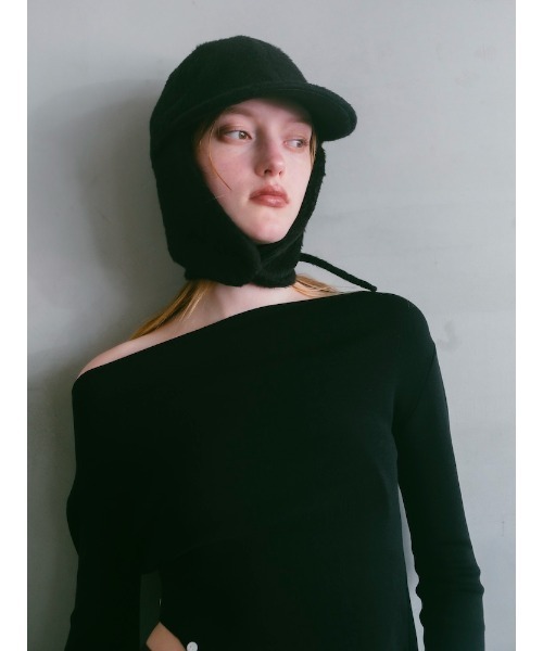 ILANIS（イラニス）の「2way Ananda Shelter Shaggy Cap（キャップ・レディース・ブラック・FREE）」の12枚目の写真